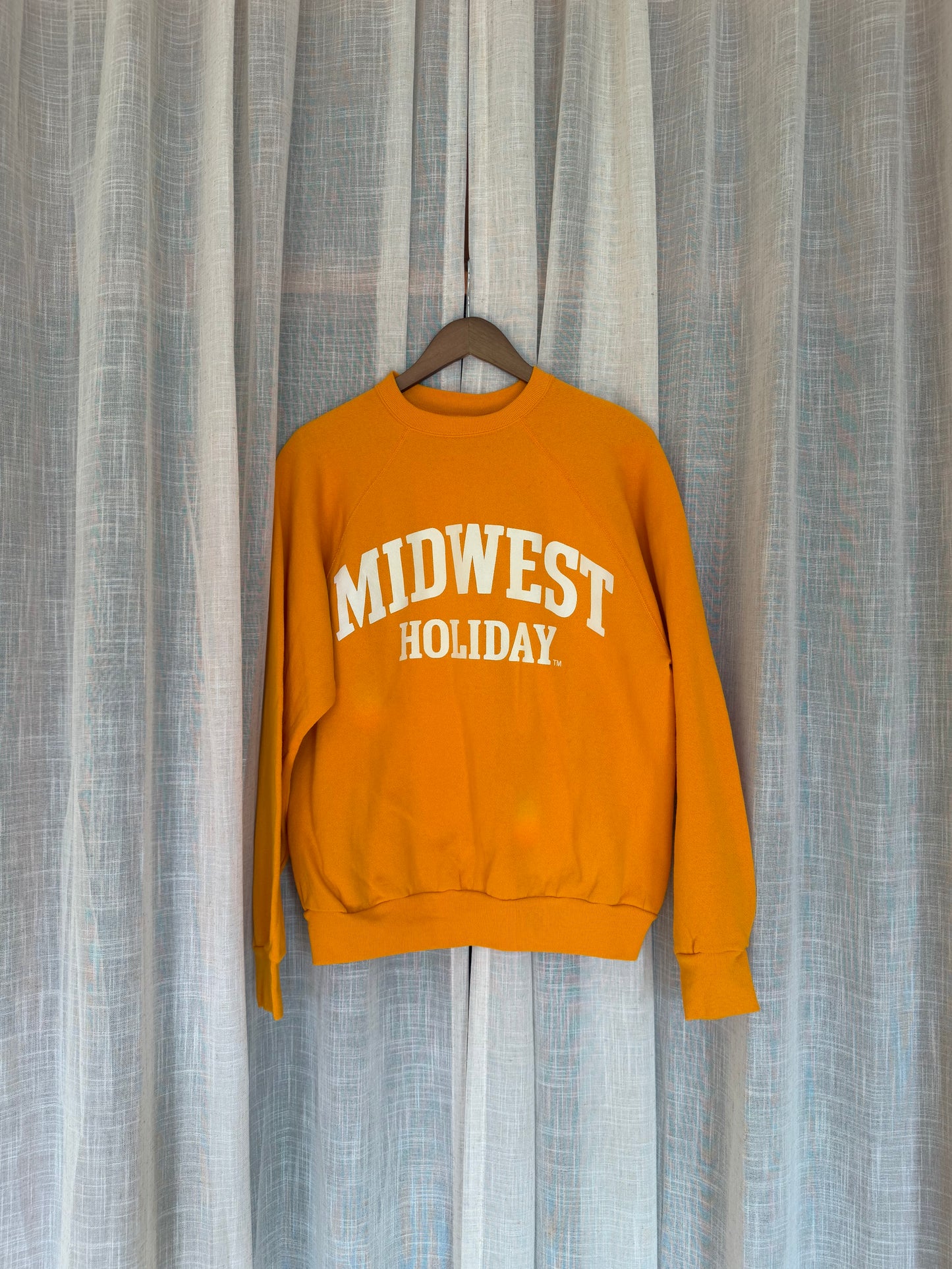 Midwest Holiday Vintage Crewneck - Mustard