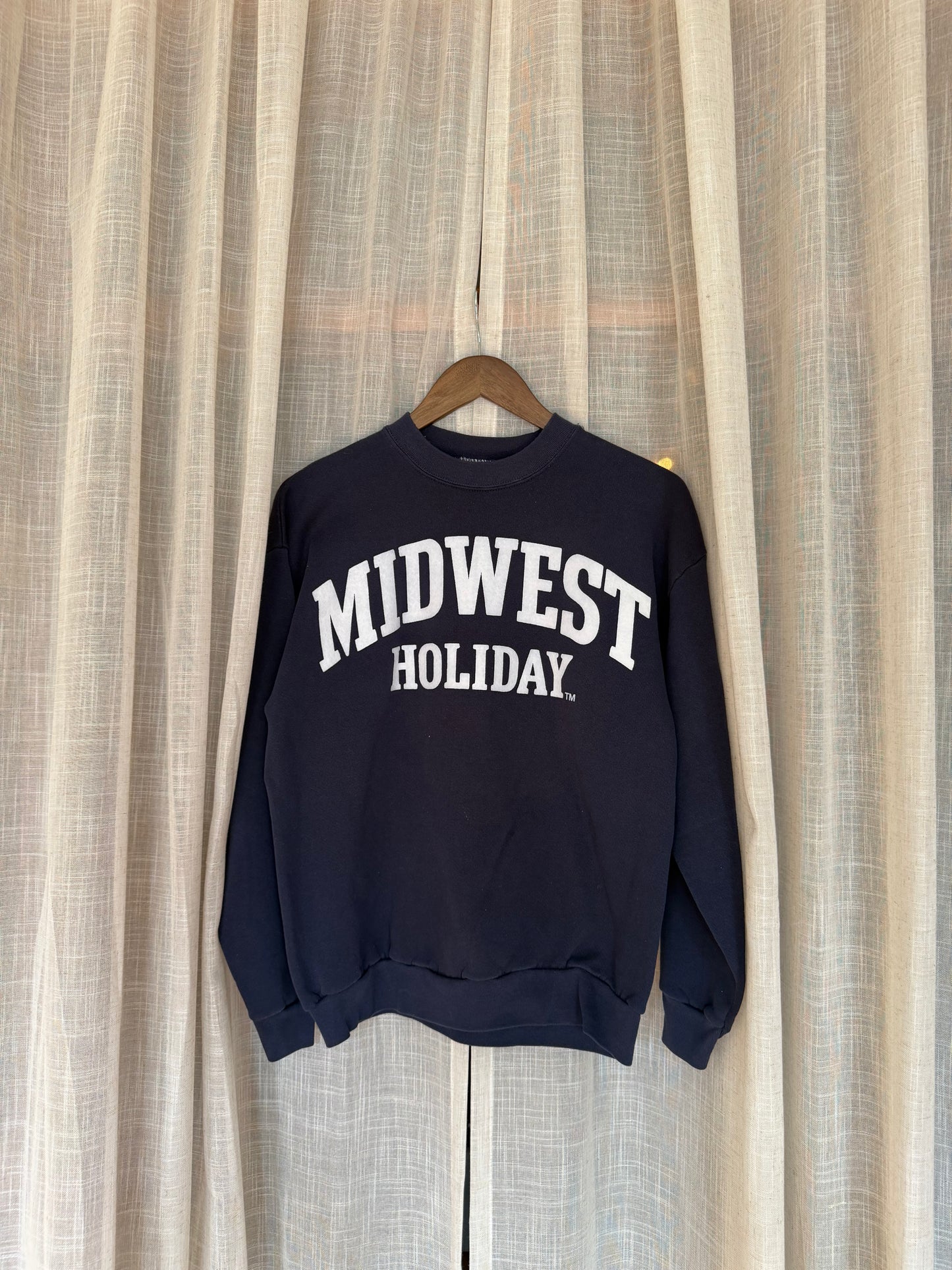 Midwest Holiday Vintage Crewneck - Navy