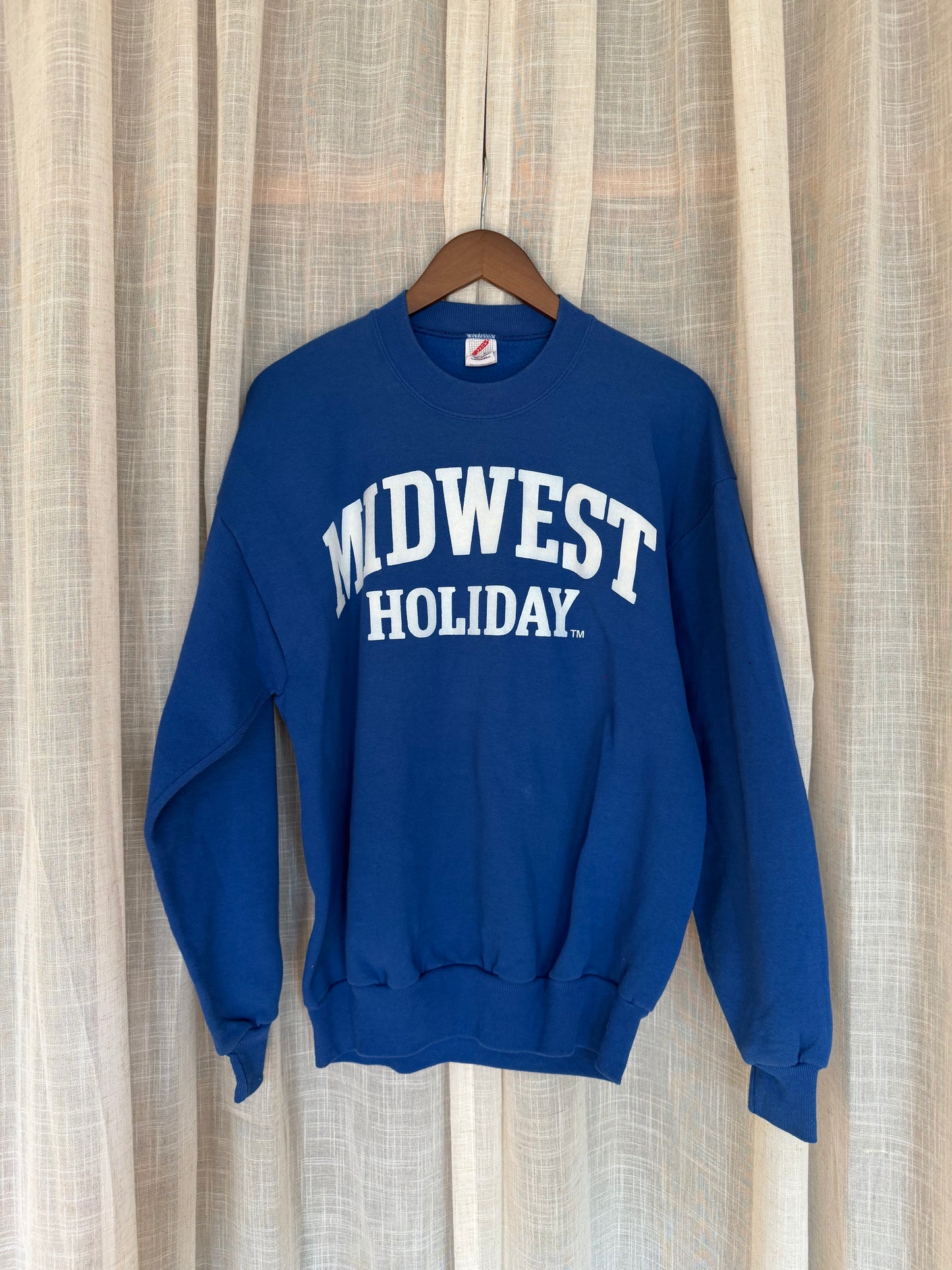 Midwest Holiday Vintage Crewneck - Blue