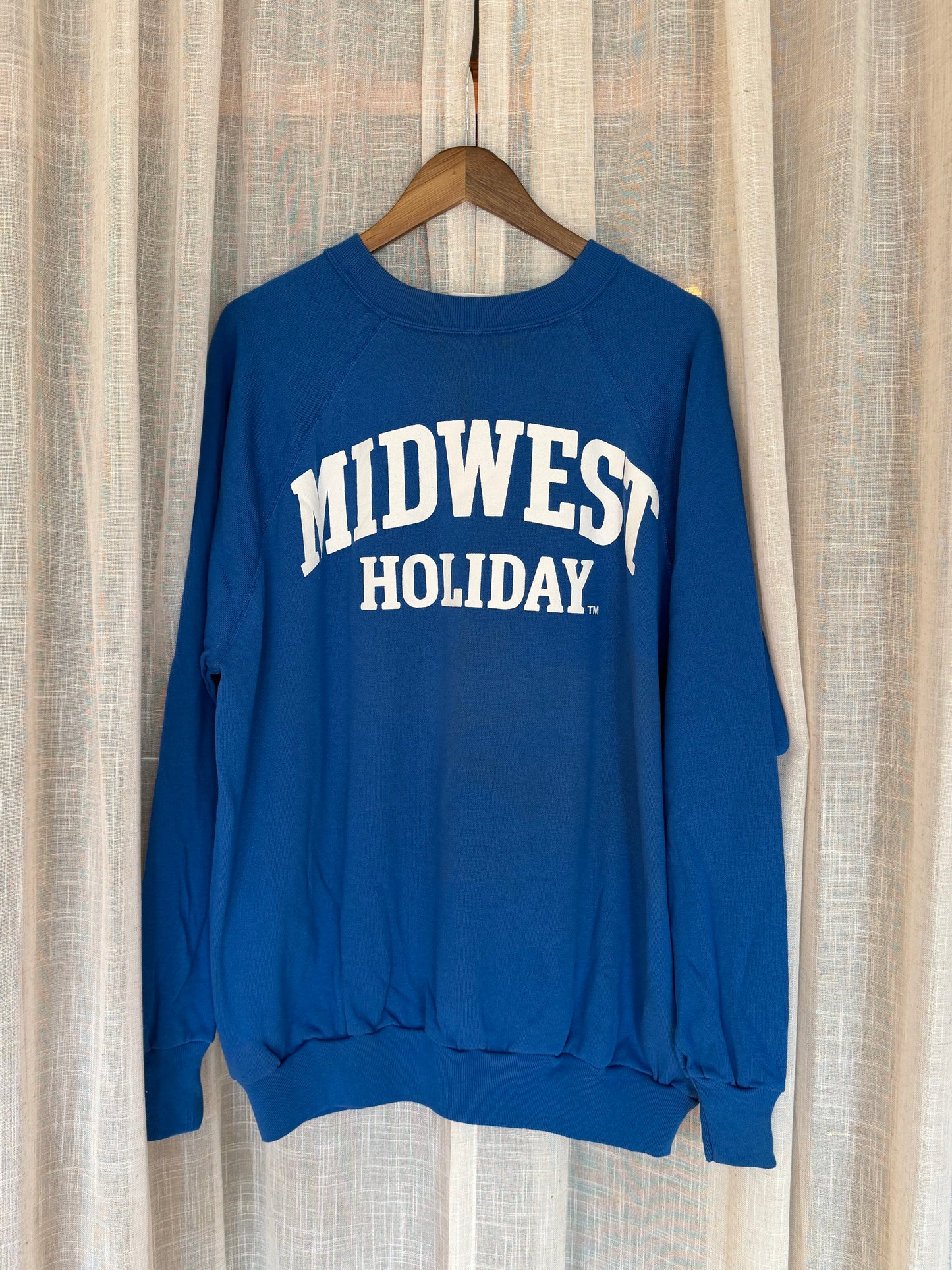 Midwest Holiday Vintage Crewneck - Blue