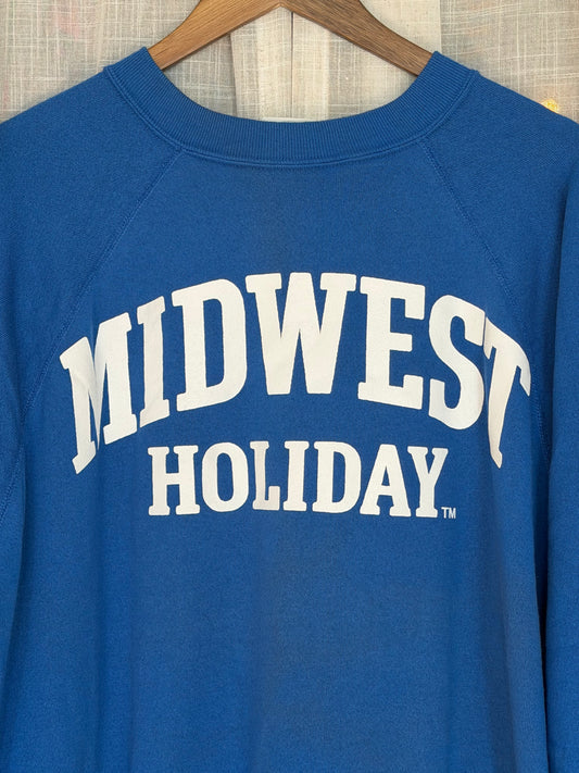 Midwest Holiday Vintage Crewneck - Blue