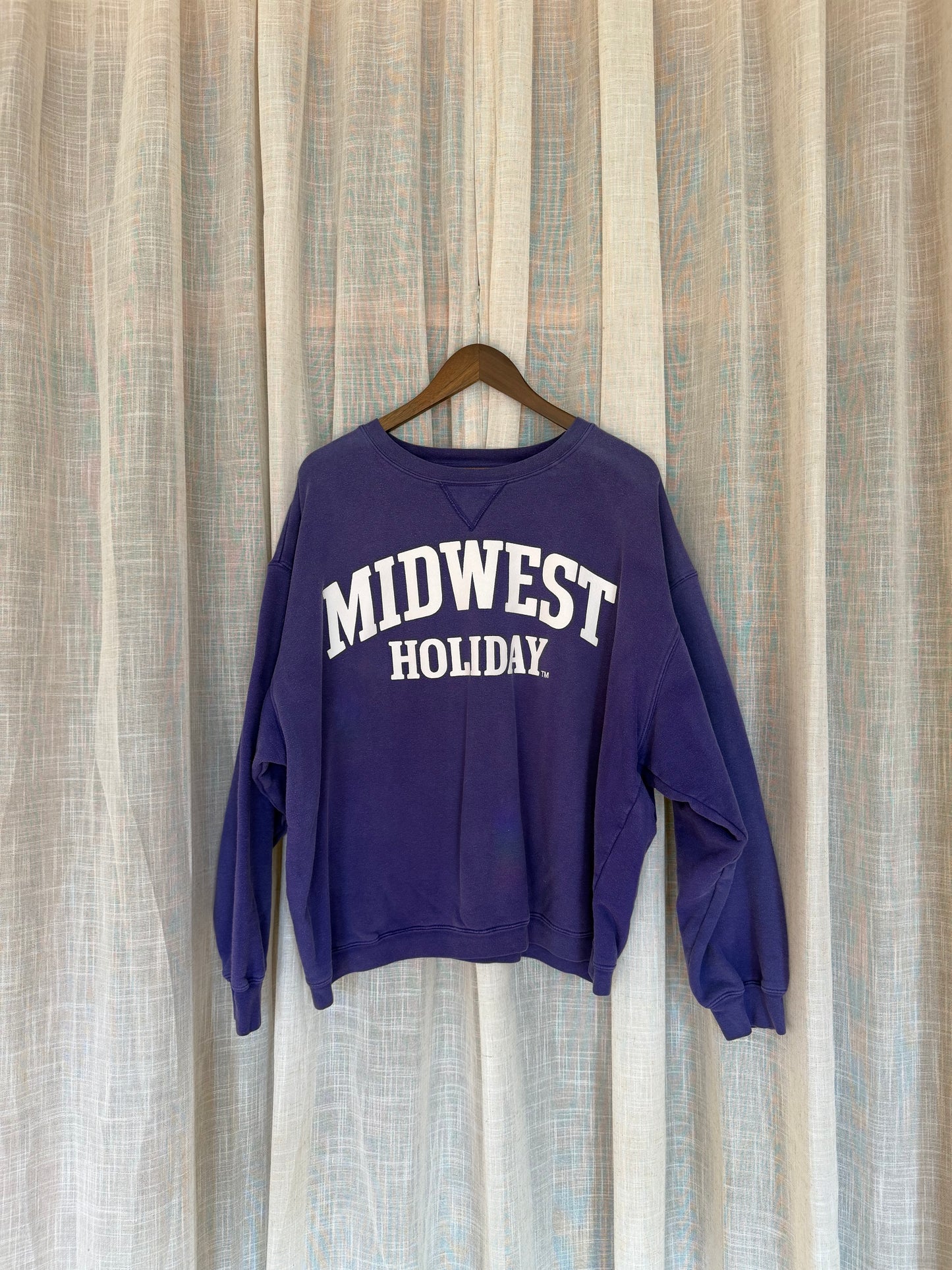 Midwest Holiday Vintage Crewneck - Violet