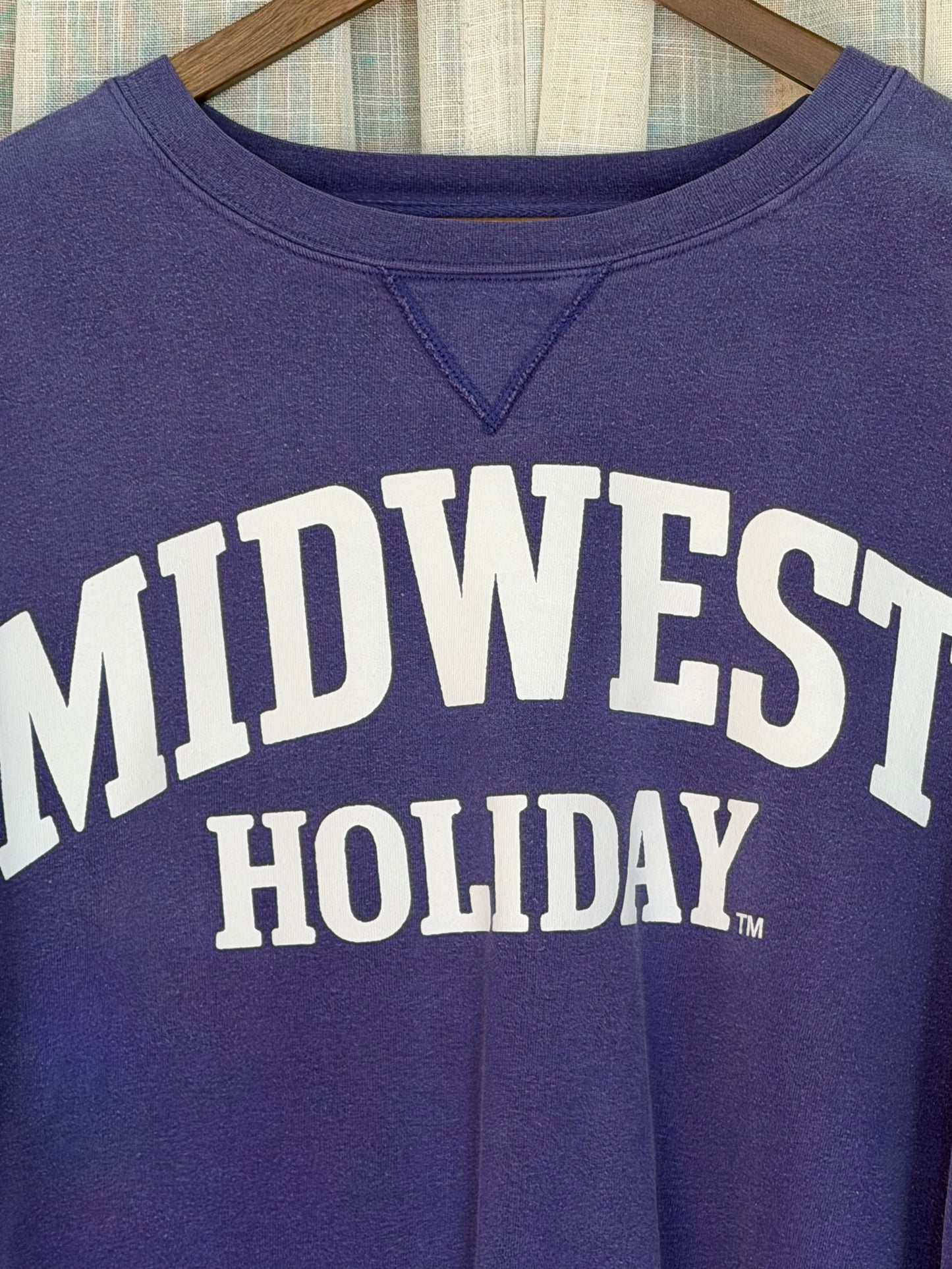 Midwest Holiday Vintage Crewneck - Violet