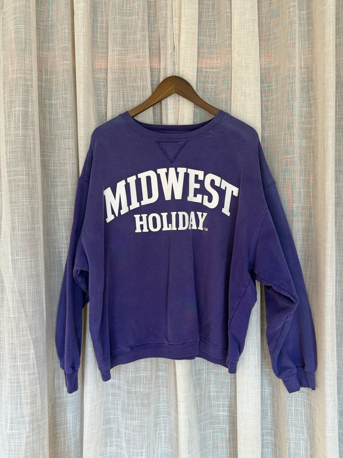 Midwest Holiday Vintage Crewneck - Violet