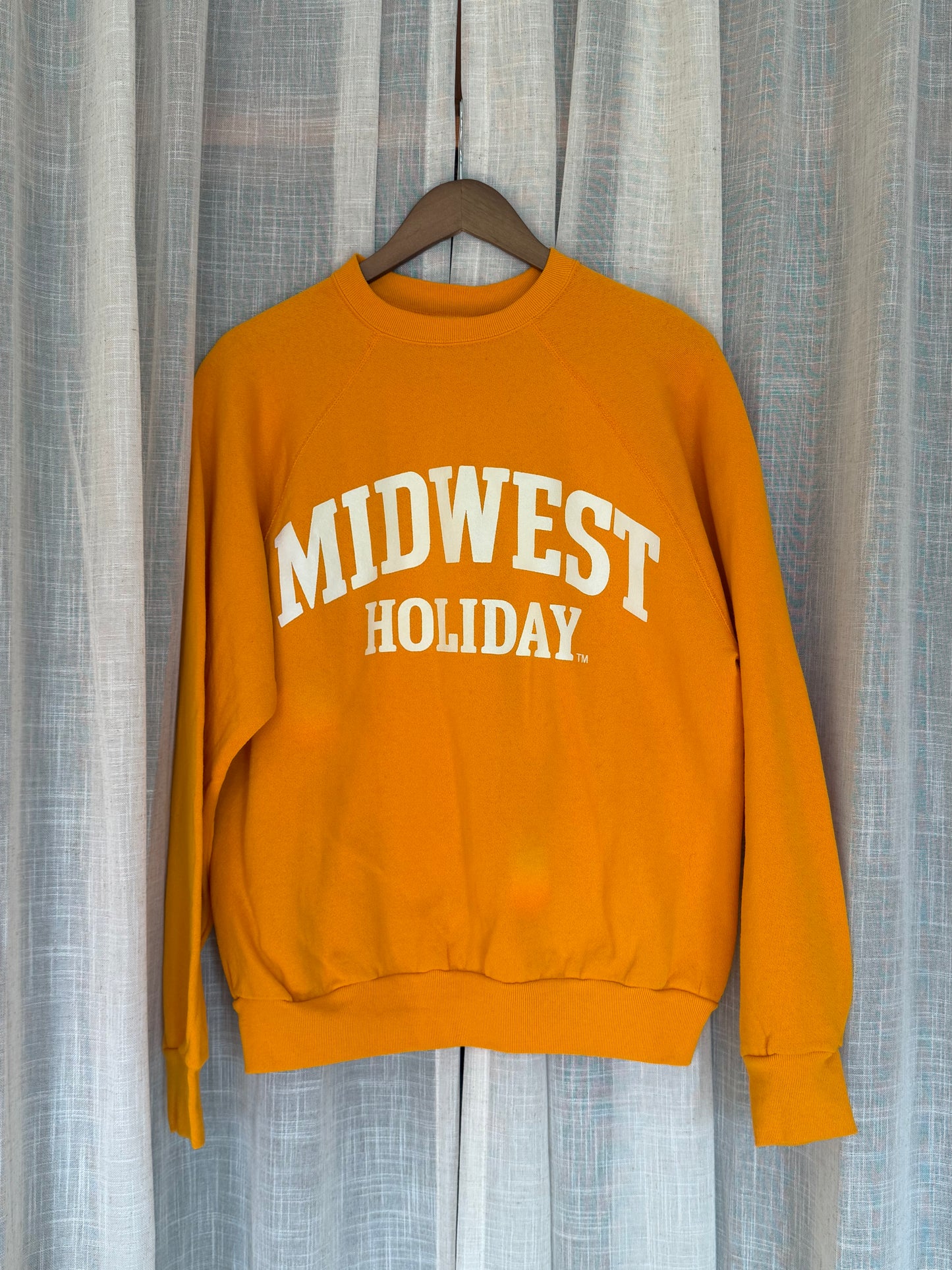 Midwest Holiday Vintage Crewneck - Mustard