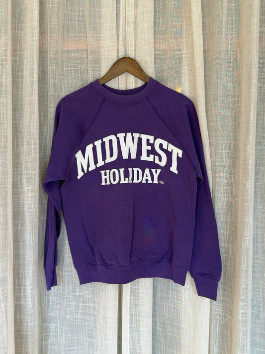 Midwest Holiday Vintage Crewneck - Purple