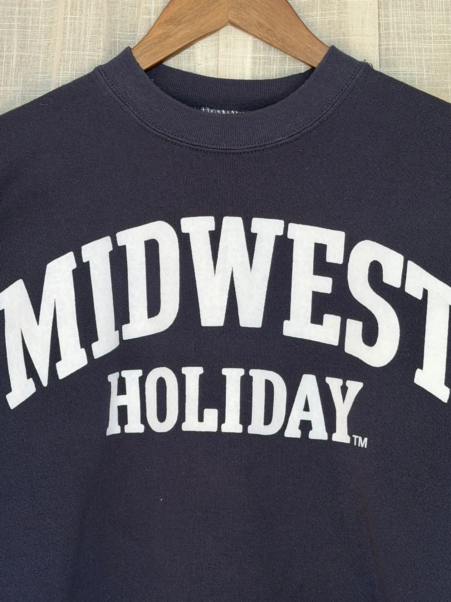 Midwest Holiday Vintage Crewneck - Navy
