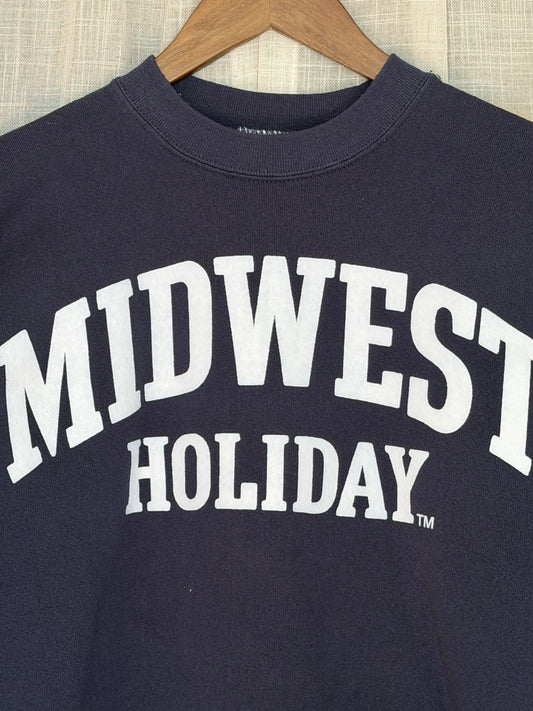 Midwest Holiday Vintage Crewneck - Navy