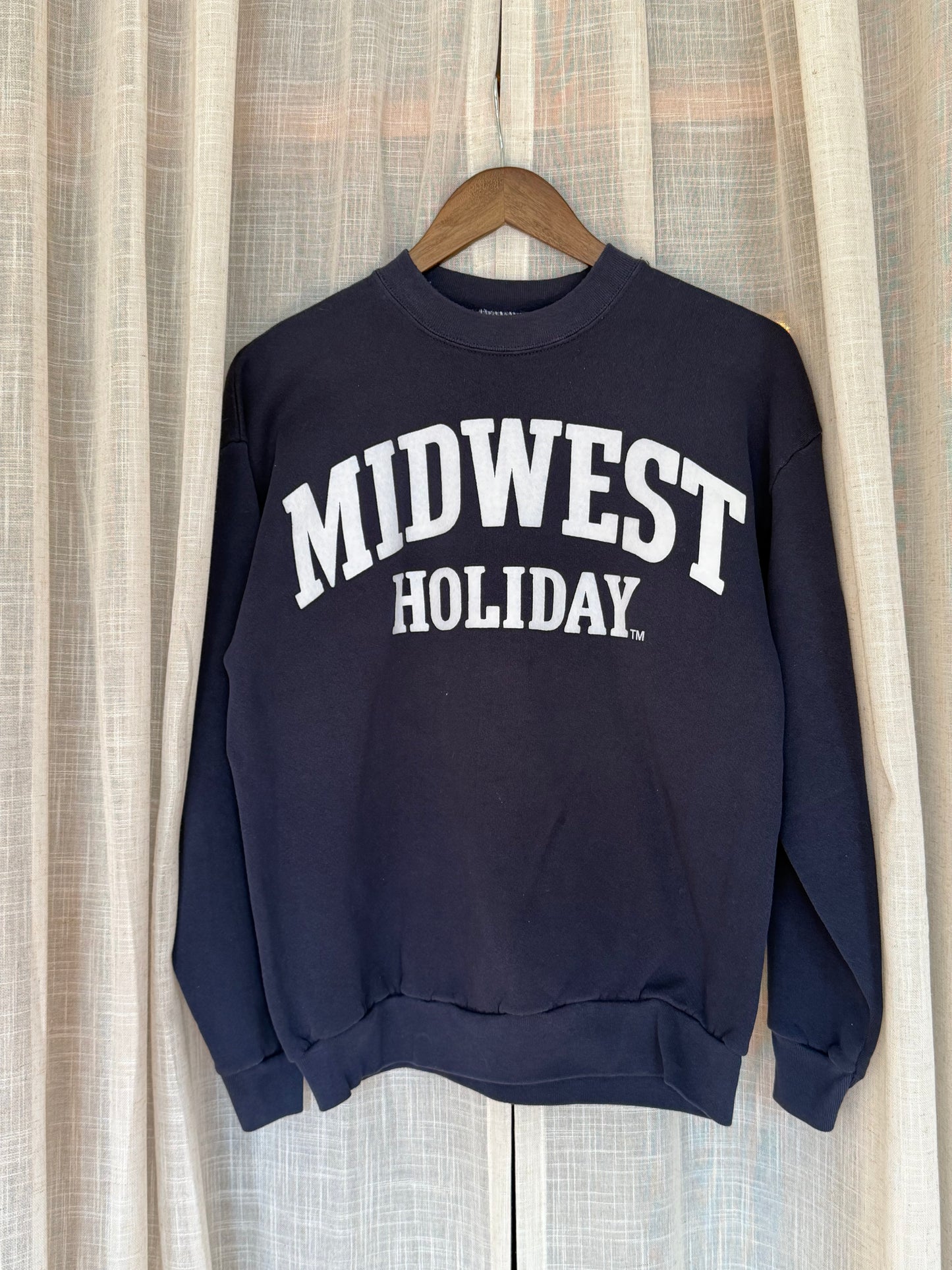 Midwest Holiday Vintage Crewneck - Navy