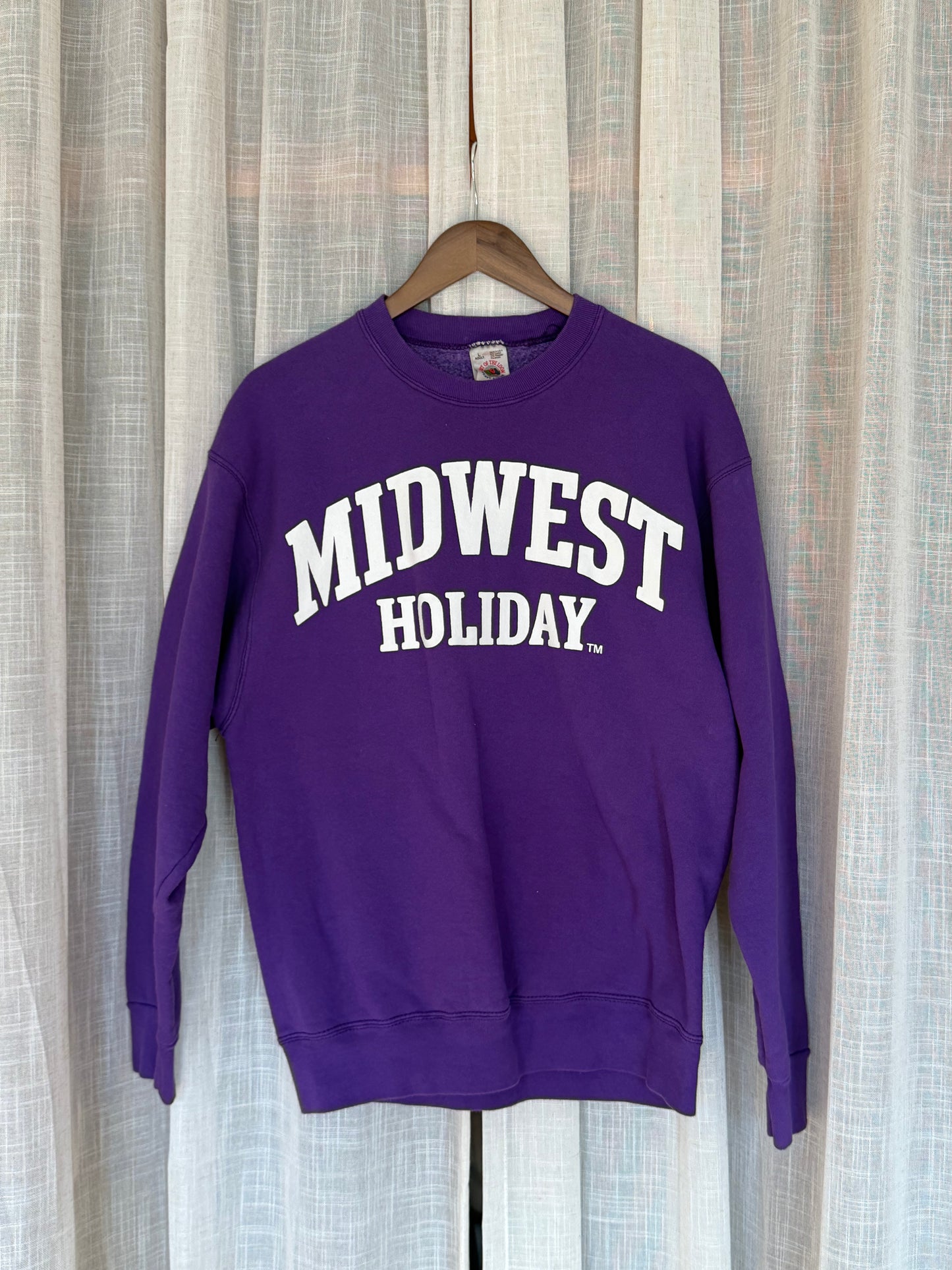 Midwest Holiday Vintage Crewneck - Purple