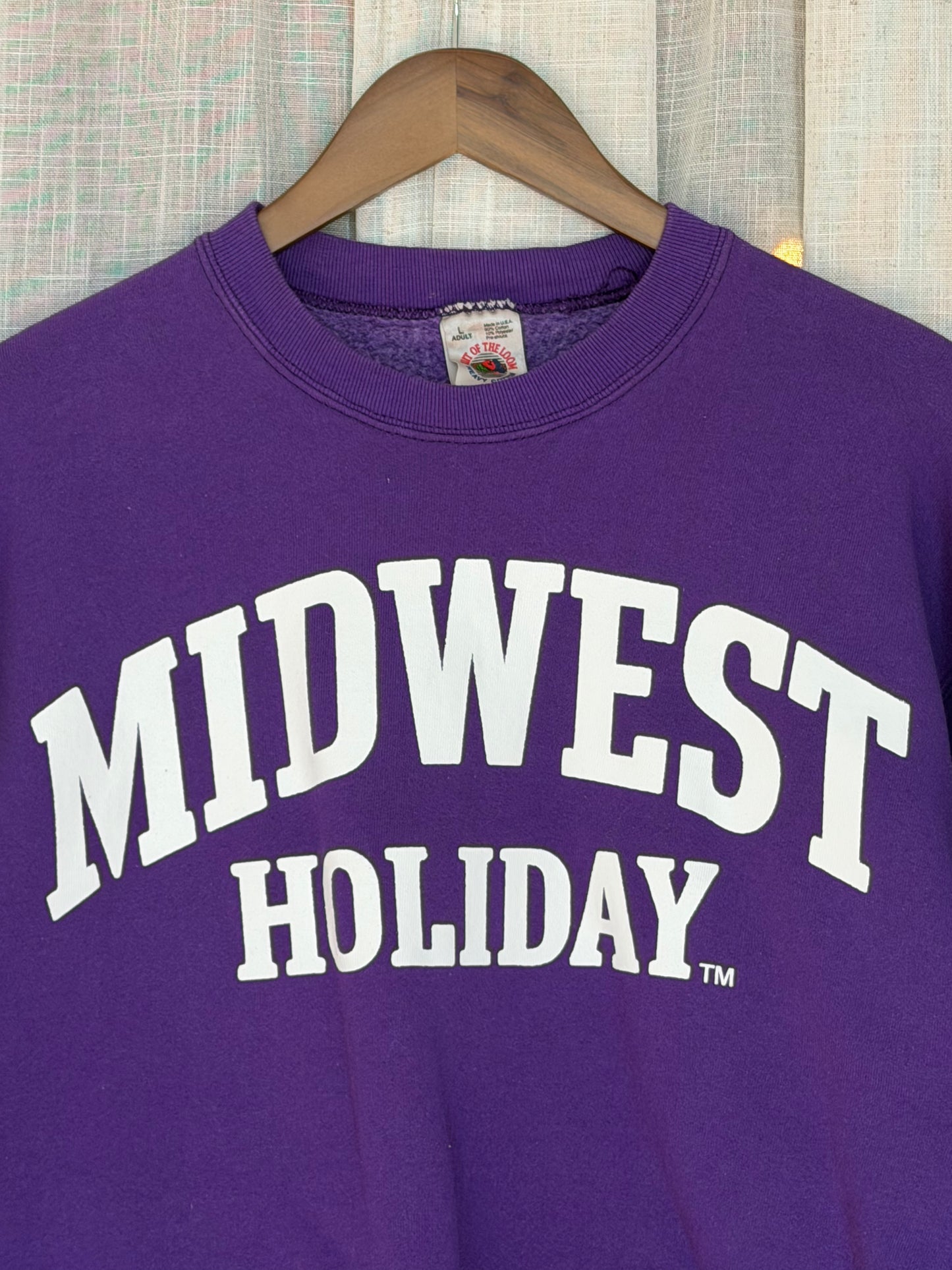 Midwest Holiday Vintage Crewneck - Purple