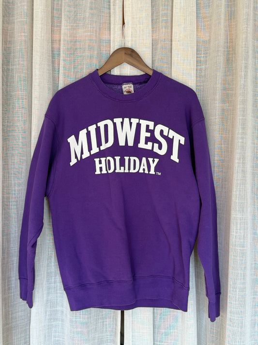 Midwest Holiday Vintage Crewneck - Purple