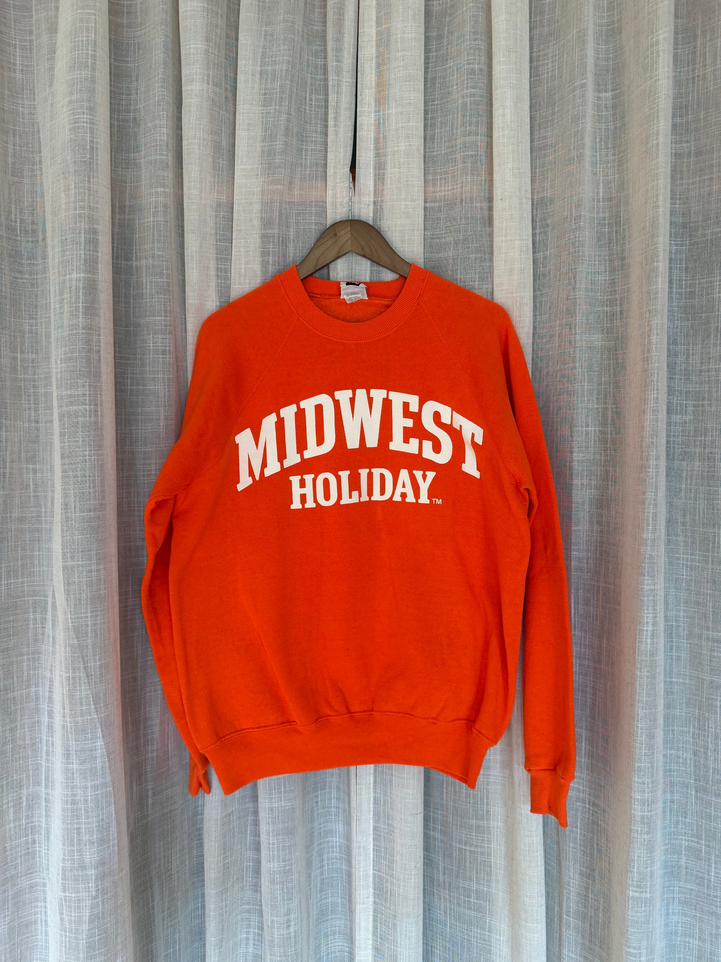 Midwest Holiday Vintage Crewneck - Orange
