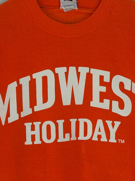 Midwest Holiday Vintage Crewneck - Orange