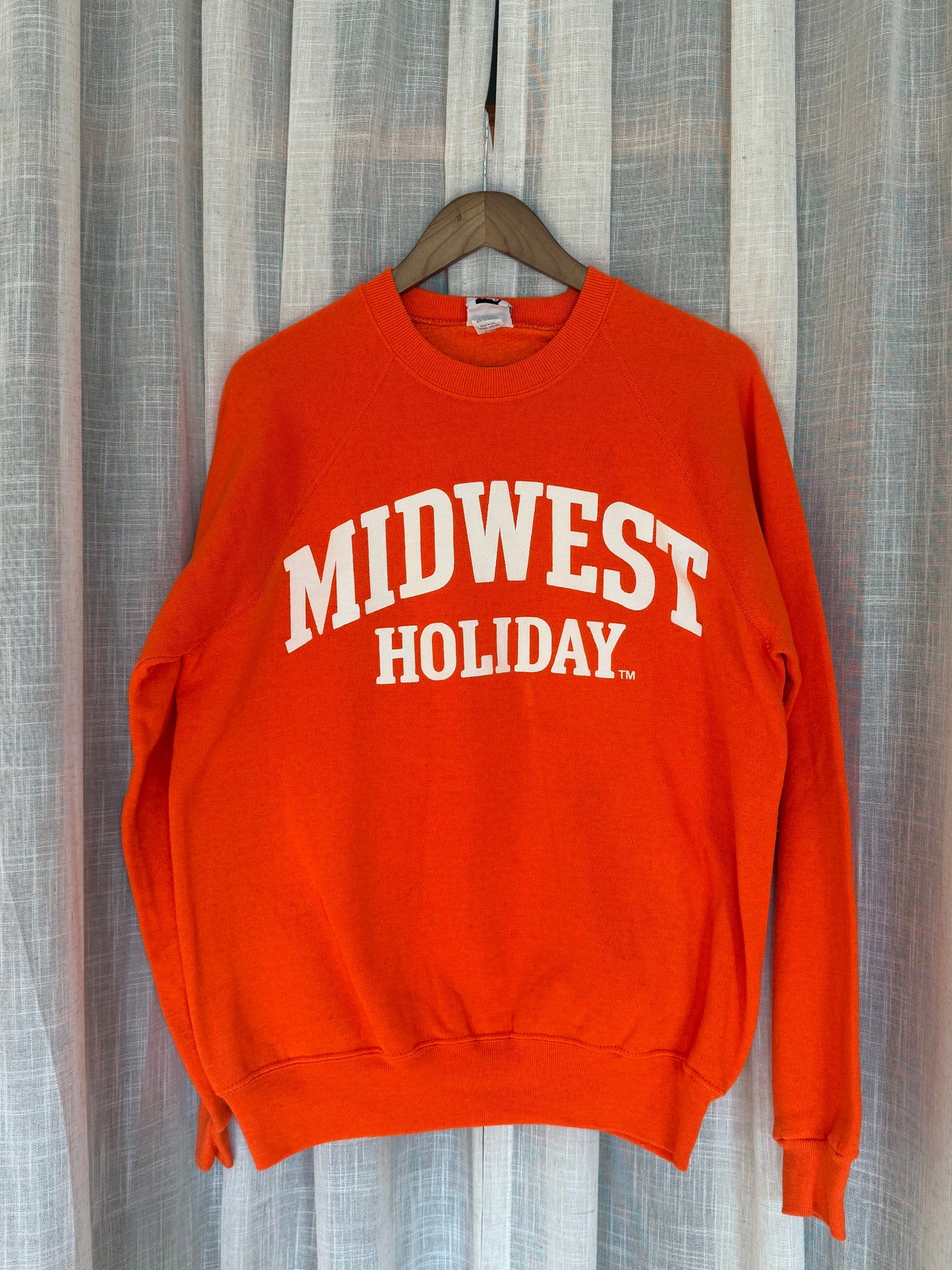 Midwest Holiday Vintage Crewneck - Orange