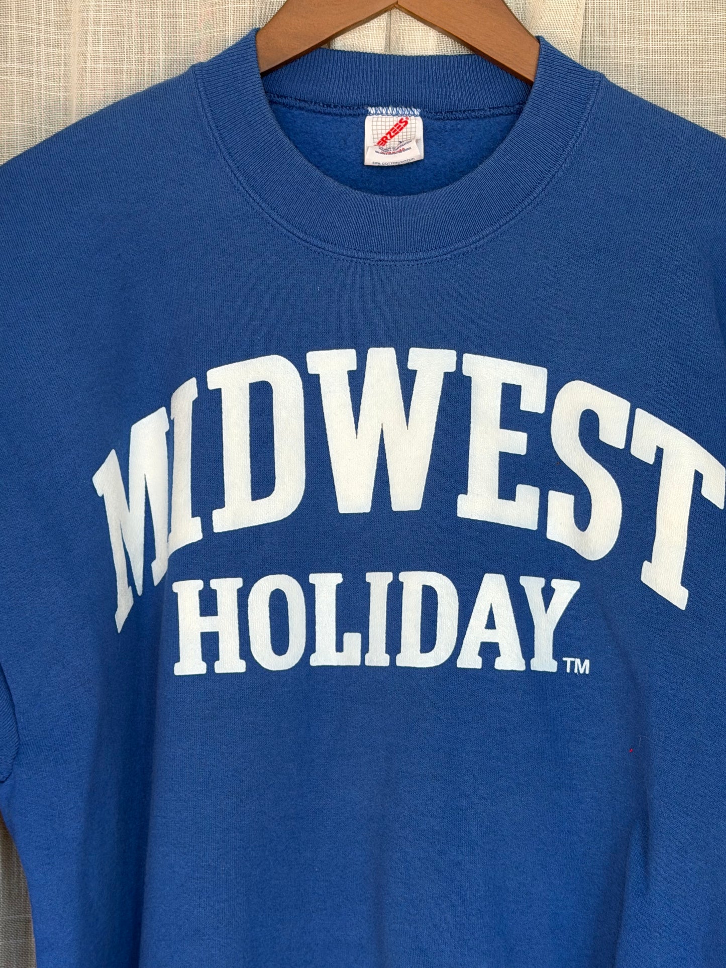 Midwest Holiday Vintage Crewneck - Blue