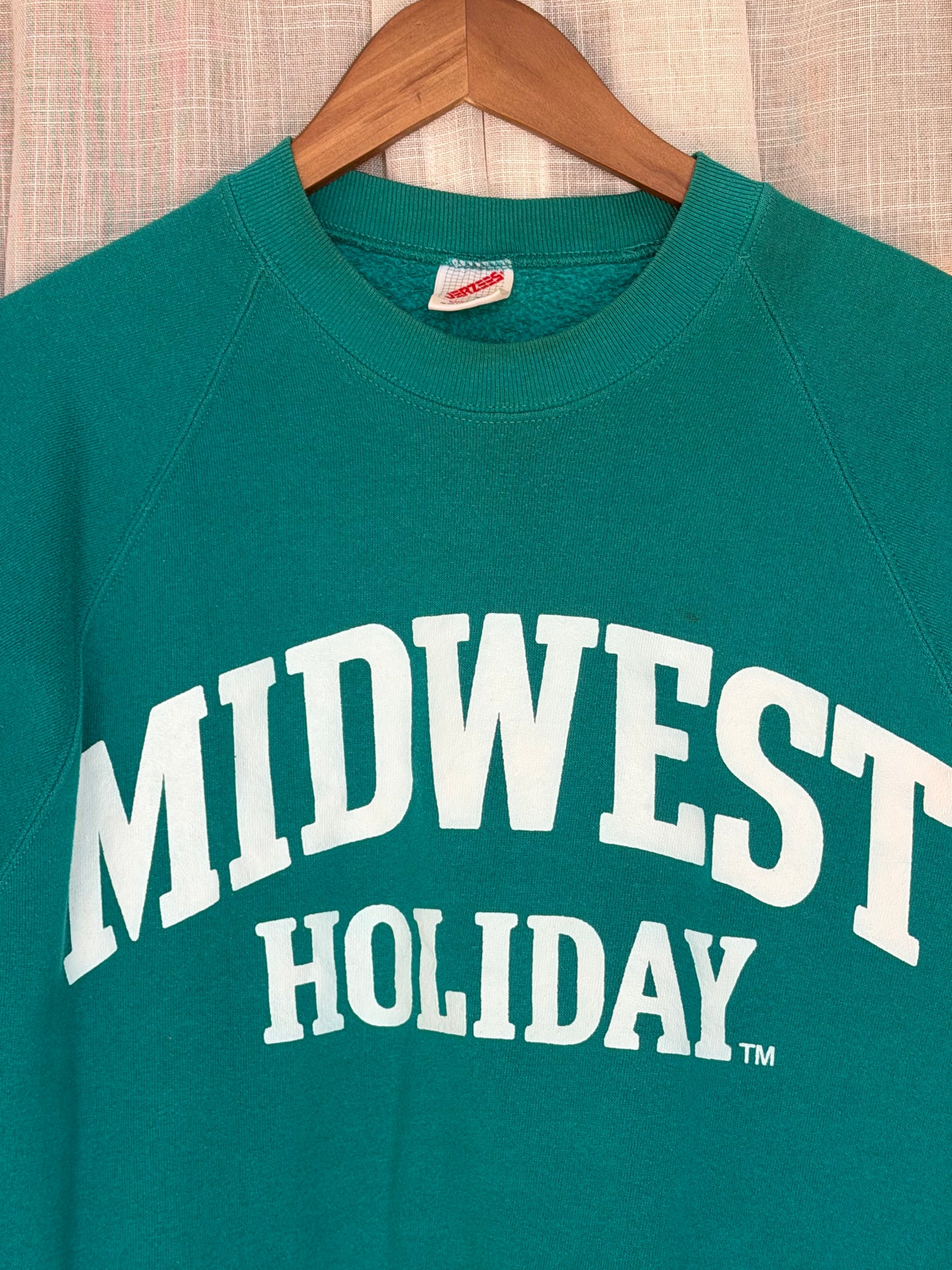 Midwest Holiday Vintage Crewneck - Teal
