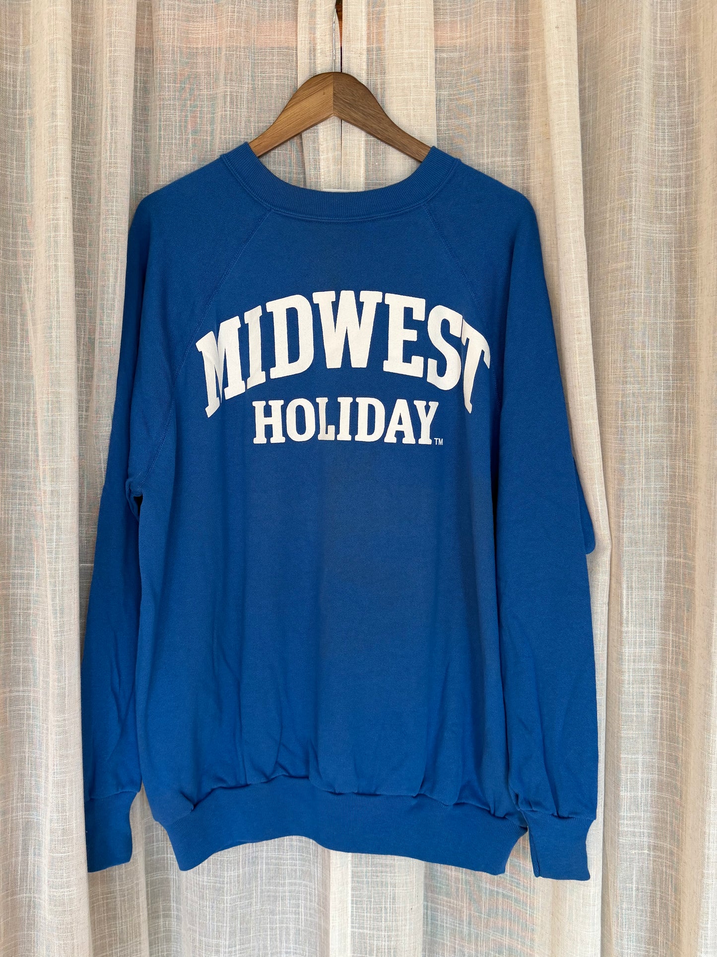 Midwest Holiday Vintage Crewneck - Blue