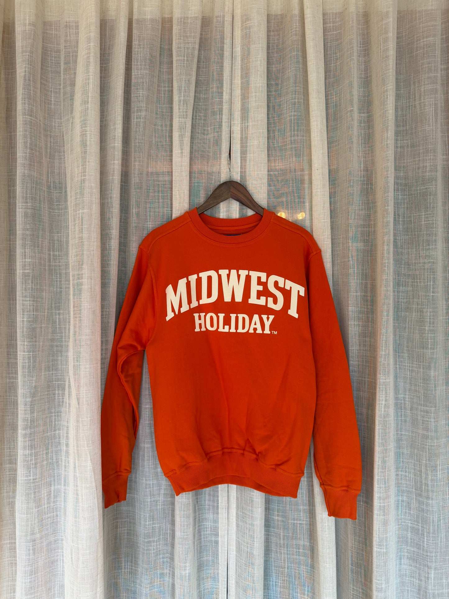 Midwest Holiday Vintage Crewneck - Orange