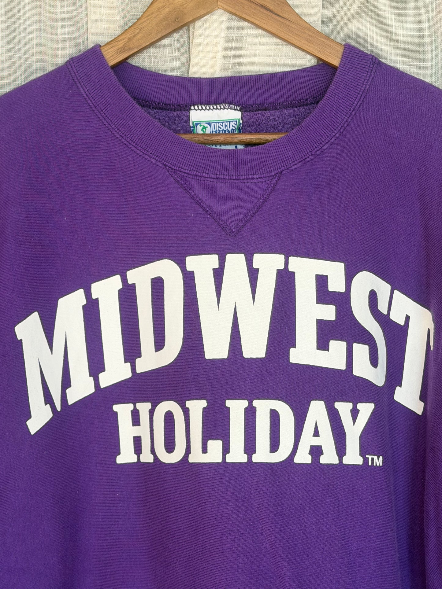 Midwest Holiday Vintage Crewneck - Purple