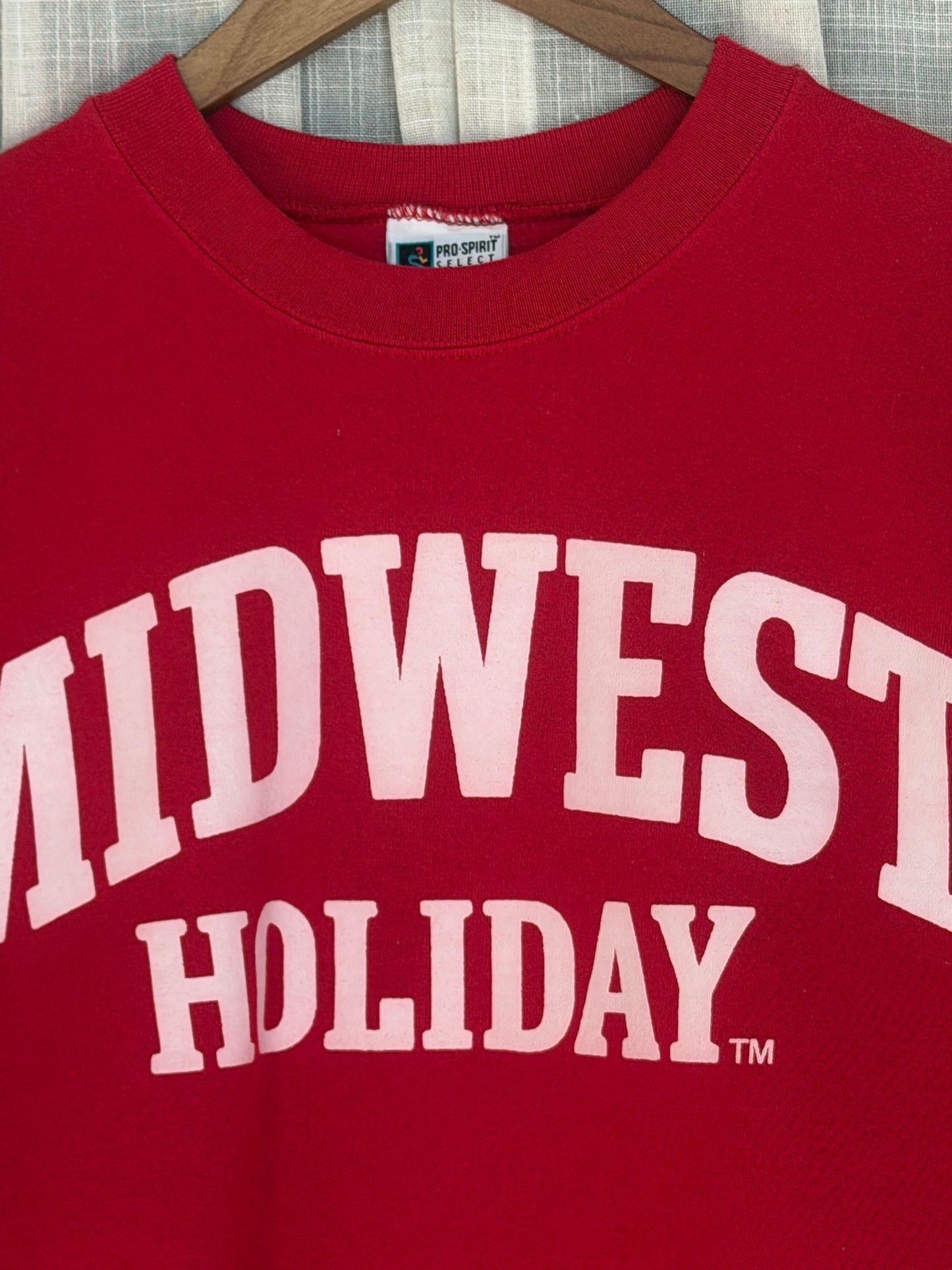Midwest Holiday Vintage Crewneck - Red